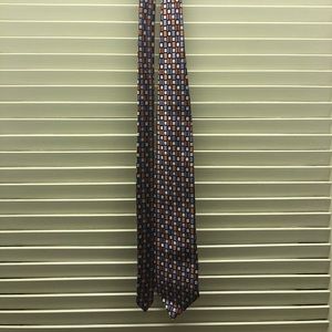Men’s Purple and Burgundy Tie Pierre Cardin